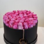 50pcs Lailak Roses With Lether Box
