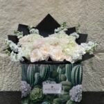 white flowers bouquet